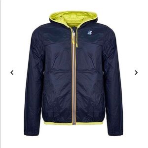 New Mens K-Way Reversible Down Jacket size Large